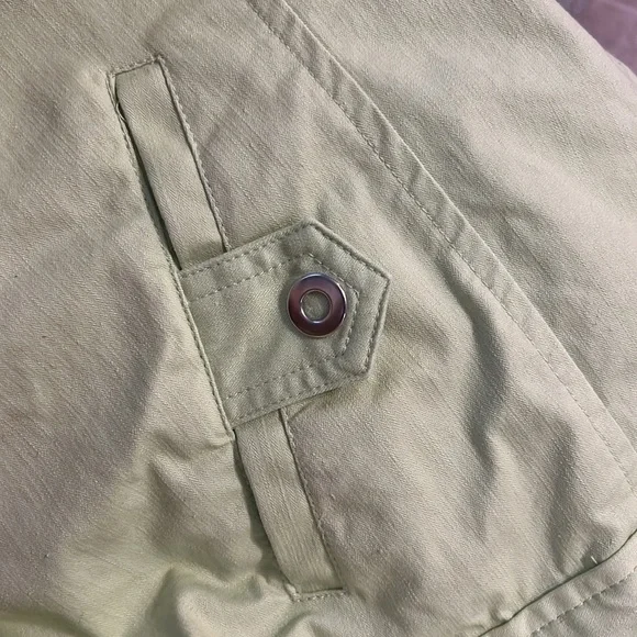 CHRISTOPHER & BANKS Womens green snap up jacket size Large - Picture 11 of 13